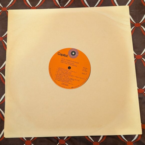 Merle Haggard Okie From Muskogee Recorded "Live" In Muskogee Oklahoma LP Record - Picture 4 of 6